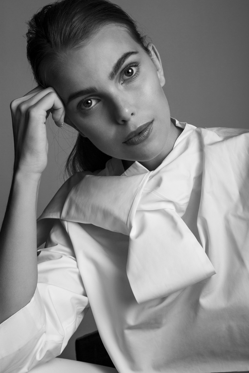 Beautiful woman looking at you